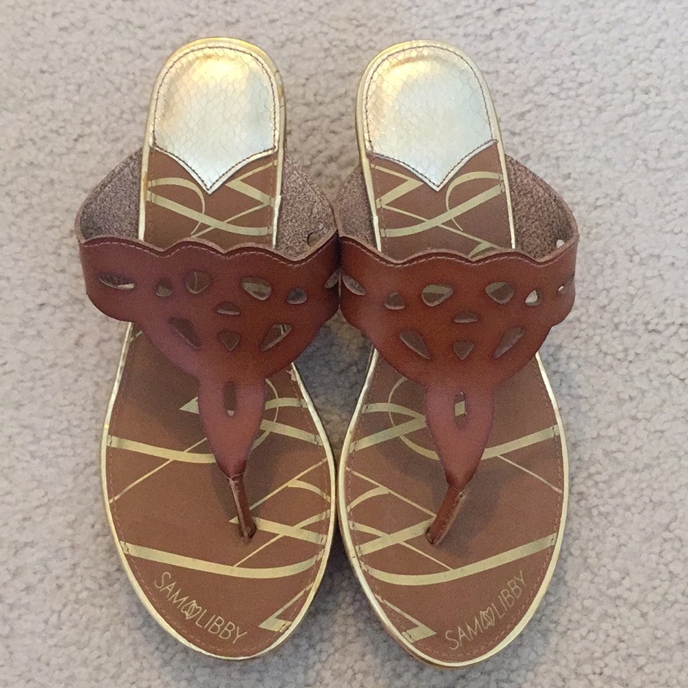 New, Never worn Sam And Libby Wedges